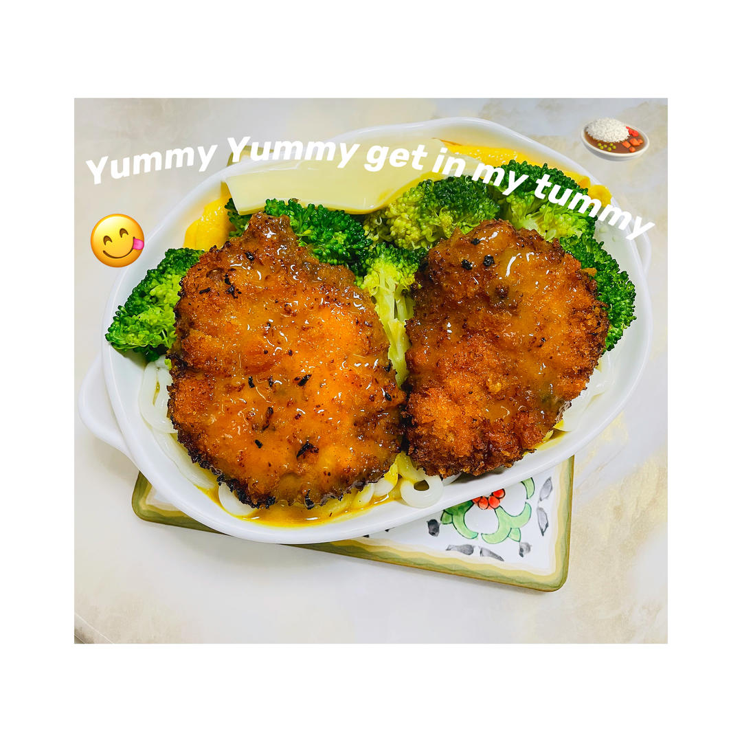 日式猪排饭 | 鲜美嫩滑蛋液包裹香酥猪排