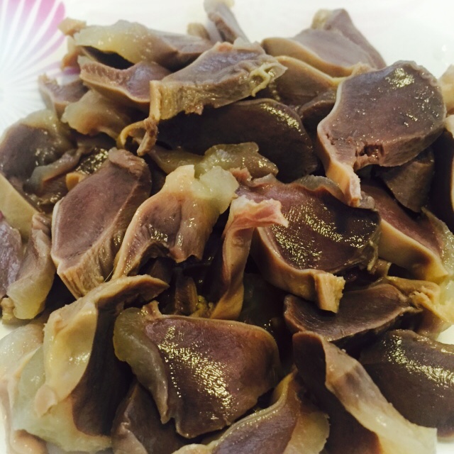 leibaby78做的凉拌麻辣卤水鸭肫