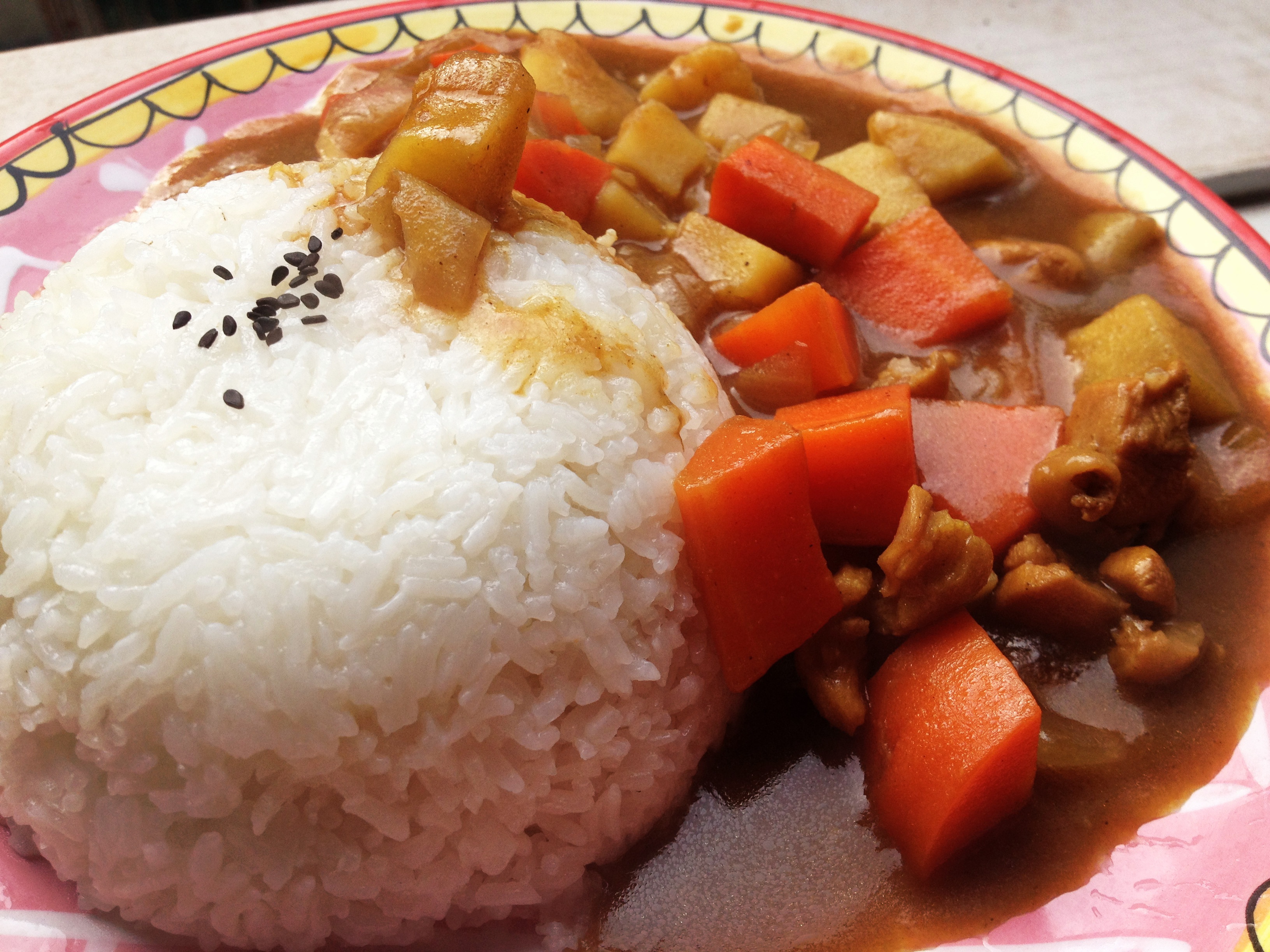 日式咖喱鸡肉饭