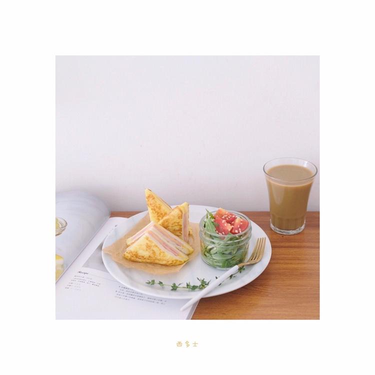 十分钟快手早餐【港式火腿西多士】