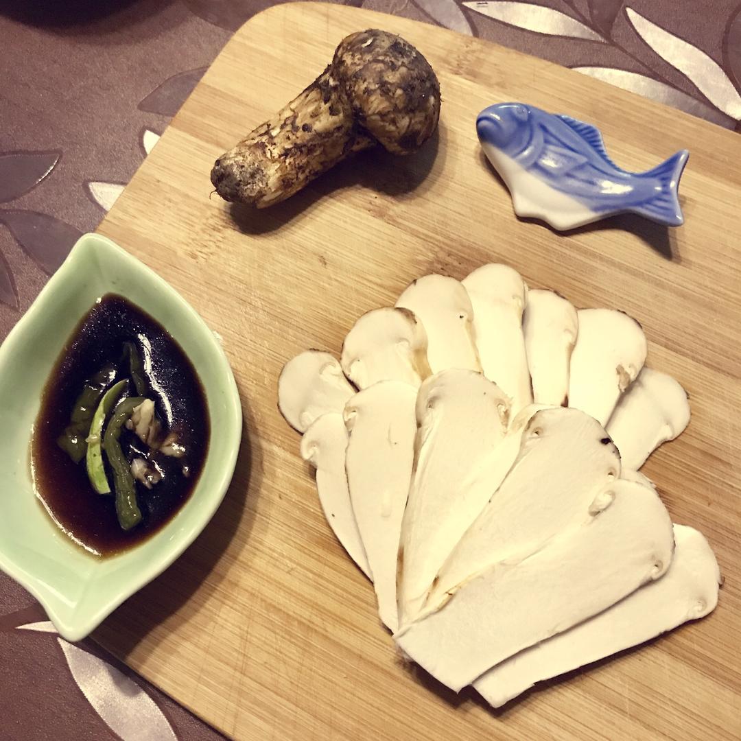松茸刺身