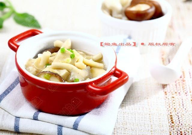 杂菇烩豆腐的做法