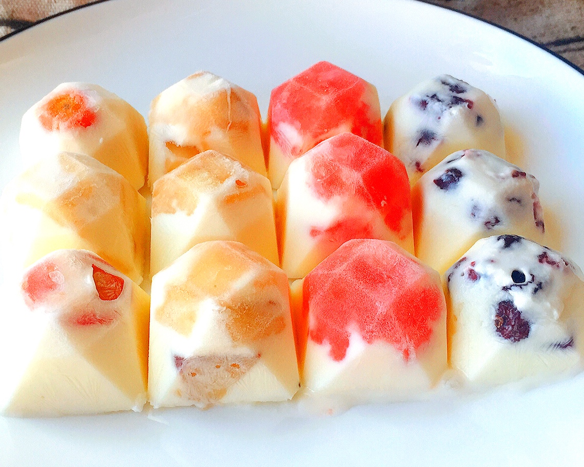 🔥夏日清暑❗️水果酸奶冰淇淋的做法