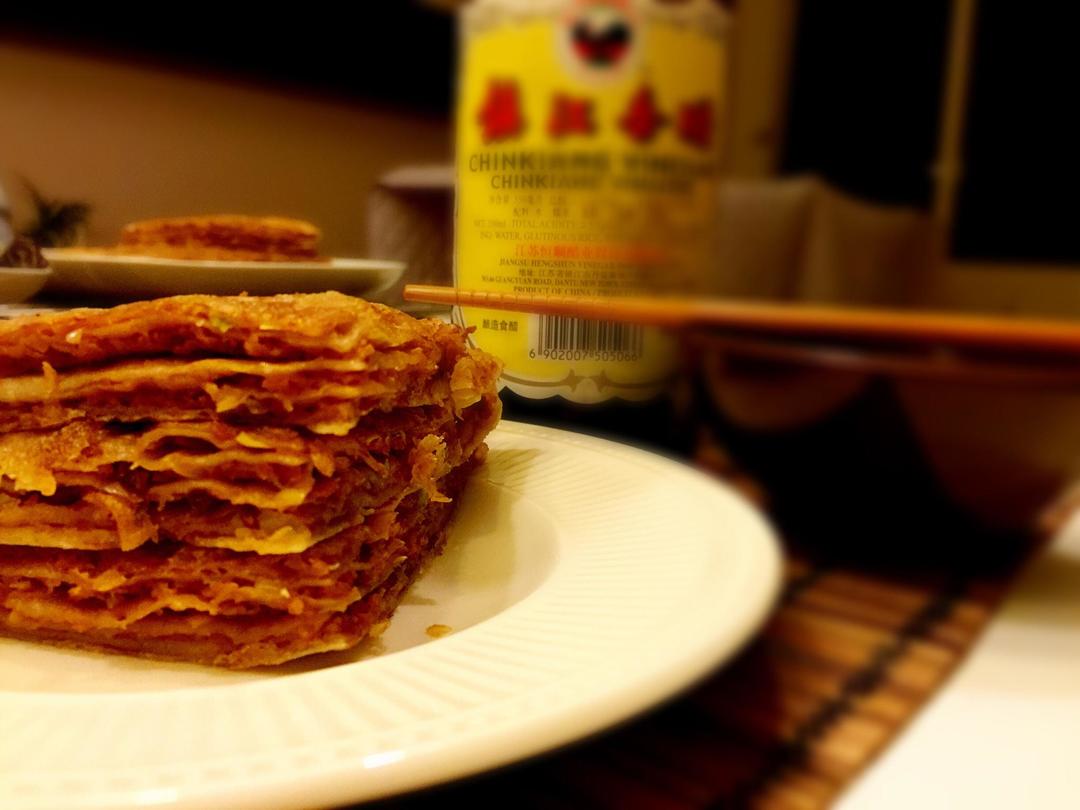 猪肉大葱千层肉饼的做法