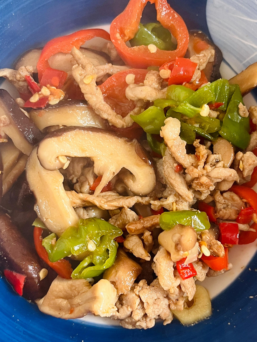 耗油香菇炒肉