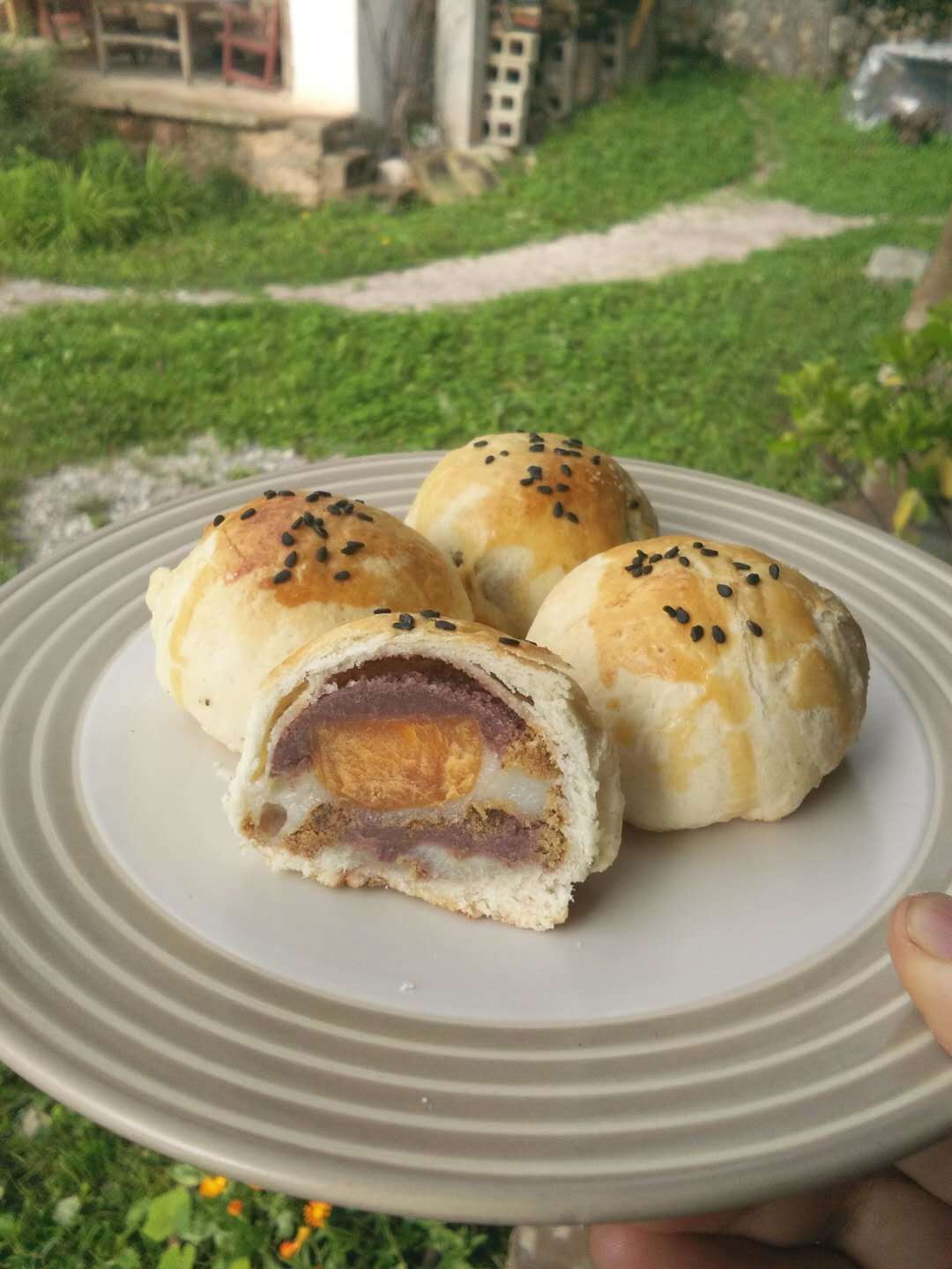 ㊙️网红麻薯肉松蛋黄酥🔥，好吃到爆‼️