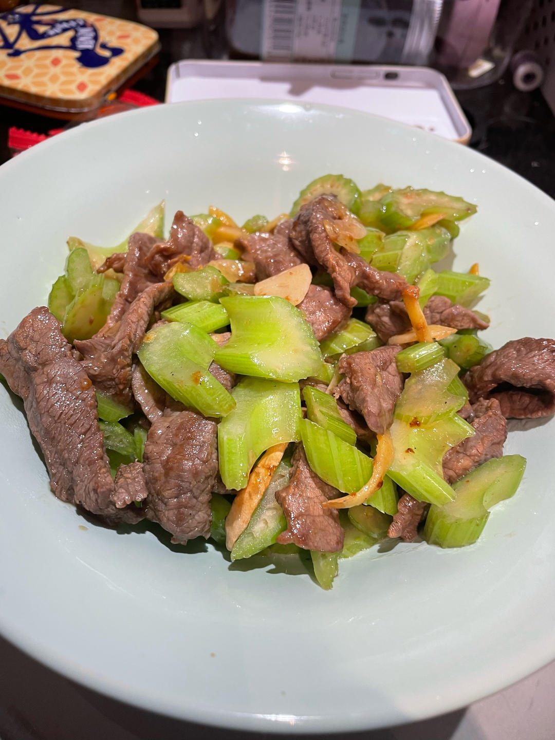 泡椒芹菜炒牛肉