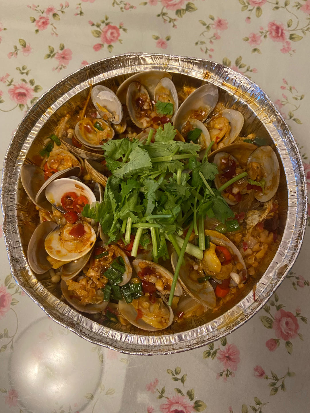 锡纸花甲粉自制