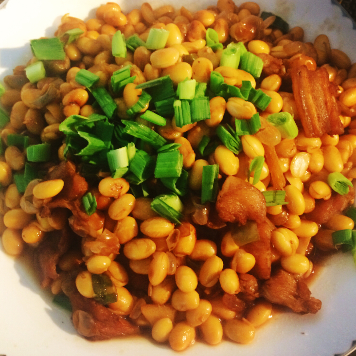 亦心520做的黄豆炒肉