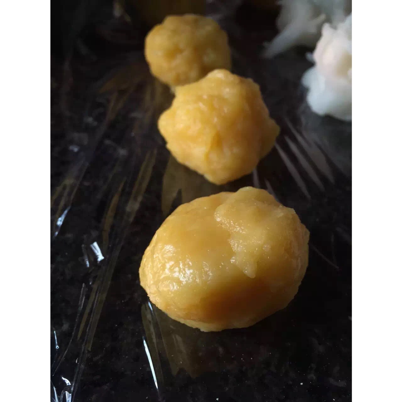 奶黄馅儿和奶黄包