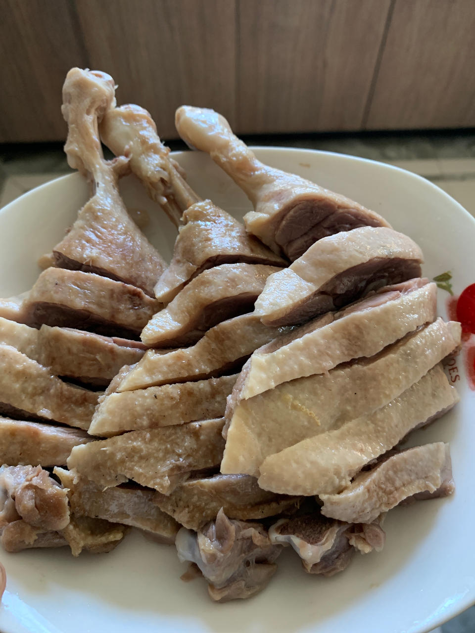 首次成功的盐水鸭腿