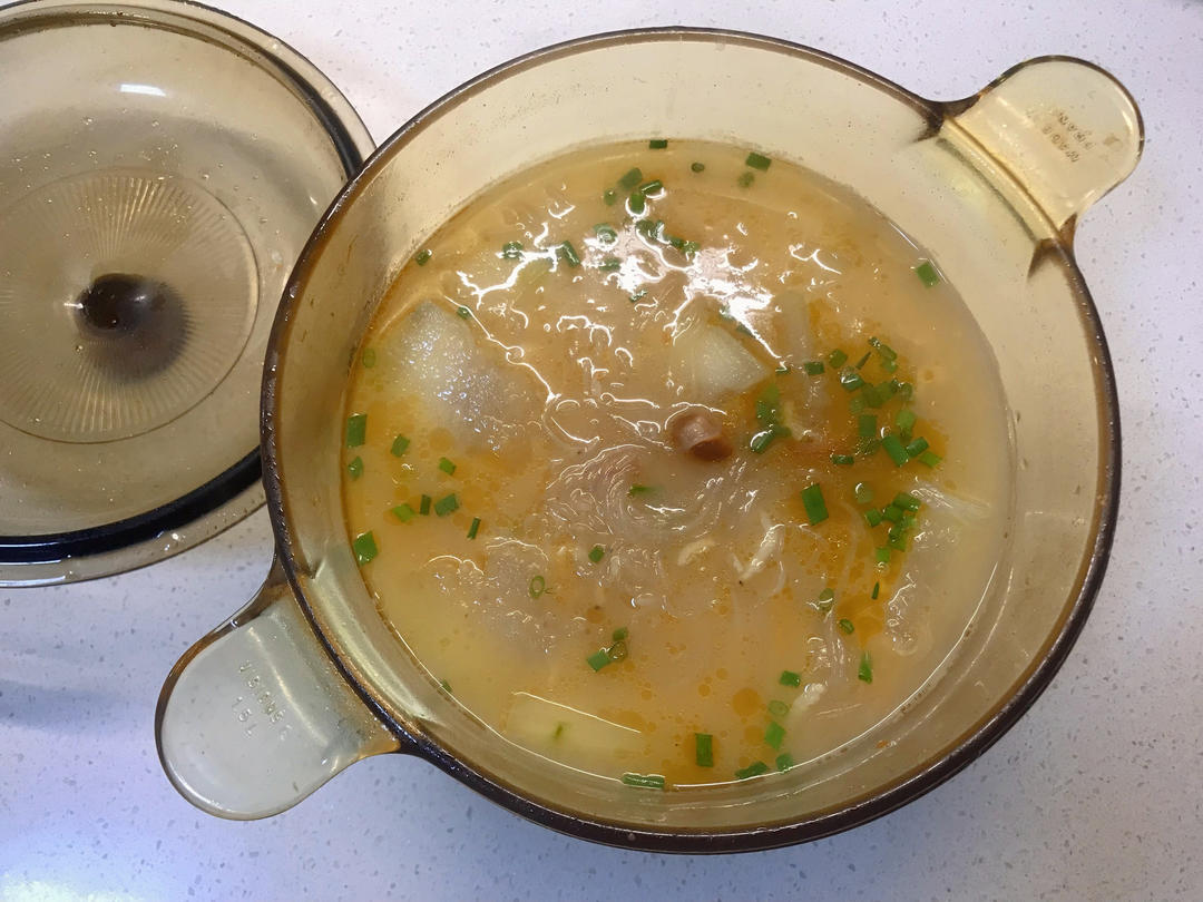 虾籽瑶柱虾皮冬瓜粉丝汤  by wqy