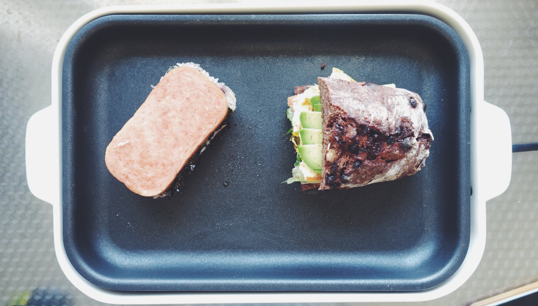 午餐肉（Spam）杂粮米汉堡，便当之选的做法 步骤3