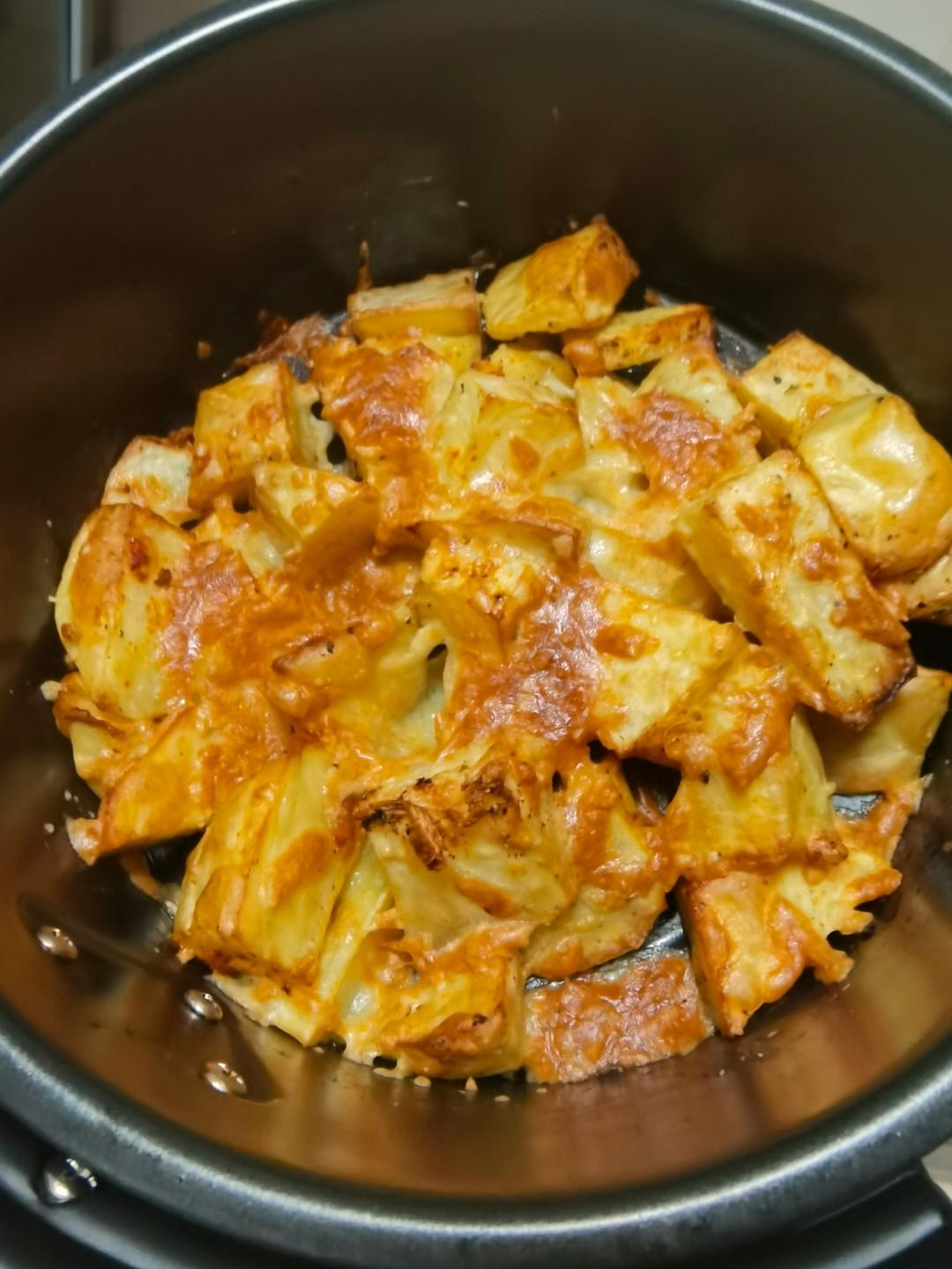 空气炸锅版烤薯角（烤土豆）