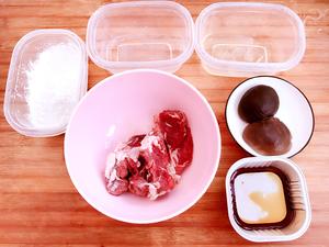 宝宝清真辅食😛香菇牛肉肠的做法 步骤1