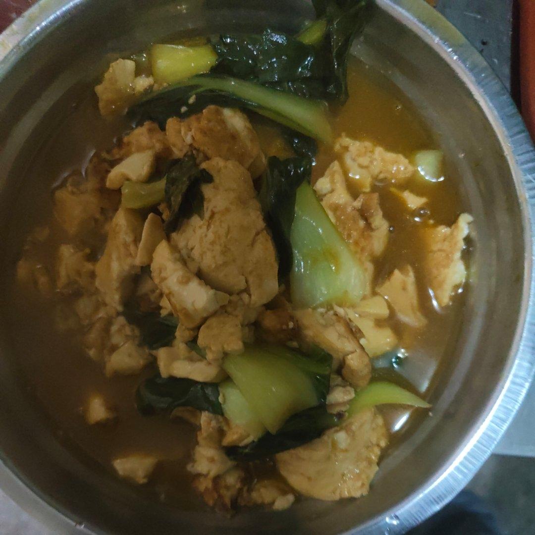 青菜炒豆腐