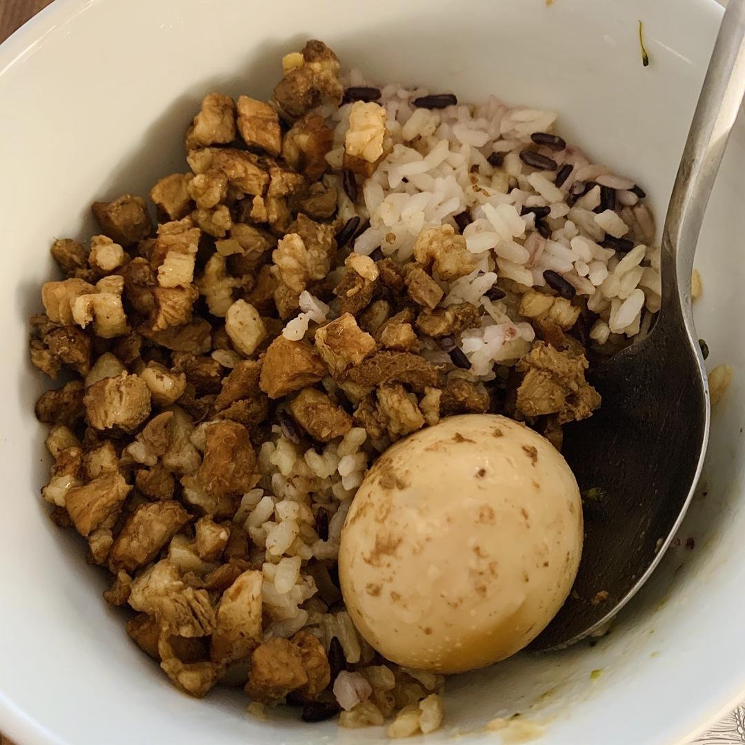 台式无油无香料卤肉饭（小白料理）