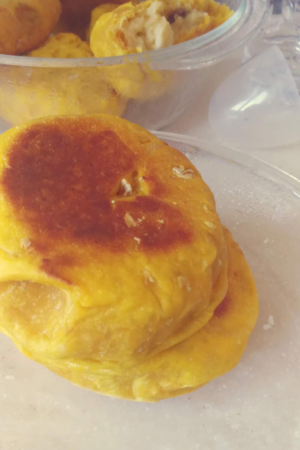 【曼达小馆】下午茶系列：平底锅爆浆乳酪面包！