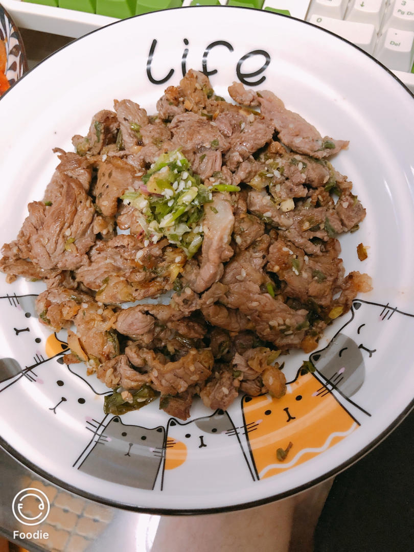 葱烧牛肉