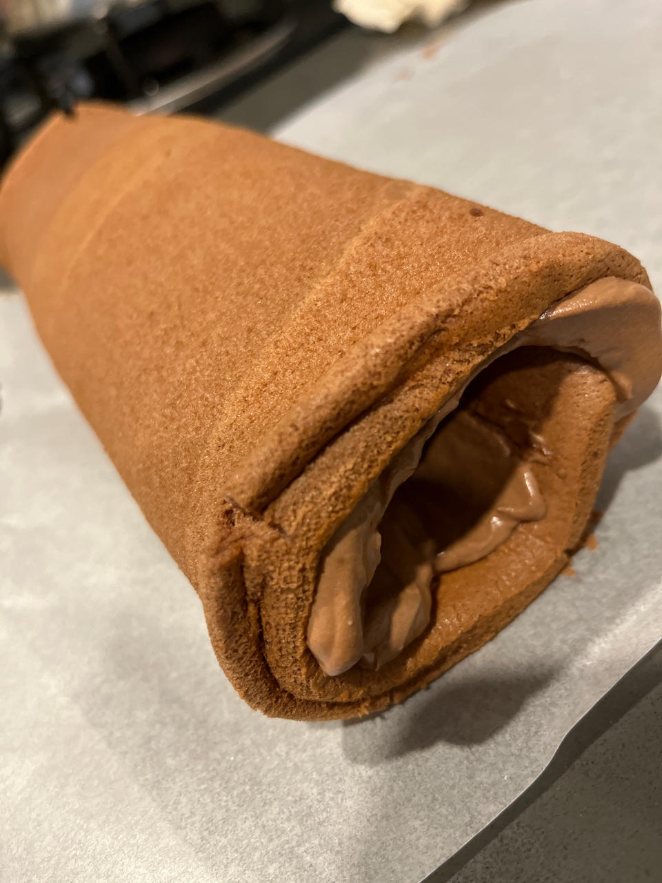 🍫双倍浓郁｜巧克力蛋糕卷｜卷不裂｜不消泡｜脏脏小贝