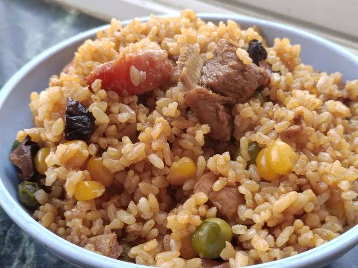 电饭锅排骨煲仔饭（焖饭）