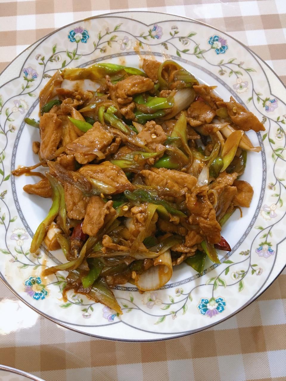 葱爆肉