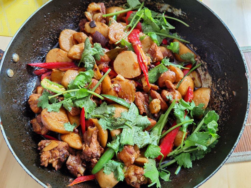 跟妈妈偷学的芋儿鸡，老公说可以去开店了