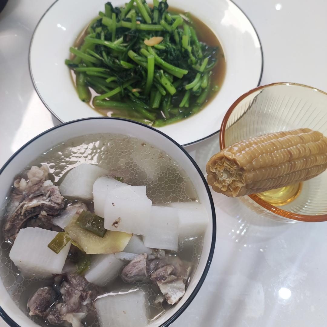 清炒茼蒿