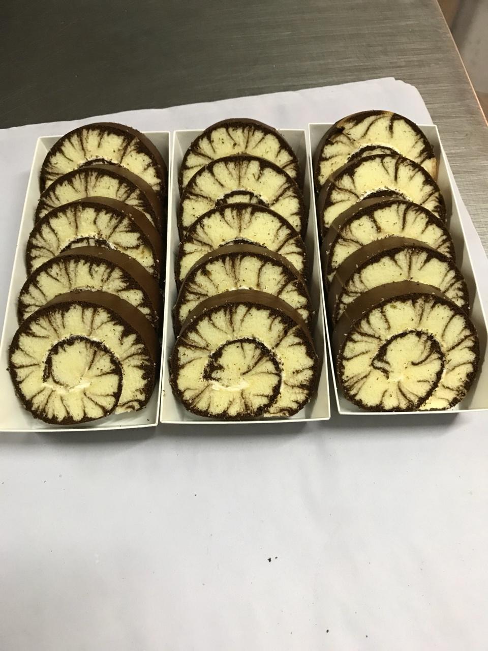 我不担保q币做的黑旋风蛋糕卷---双色变式超好看【又名风火轮儿~】17.