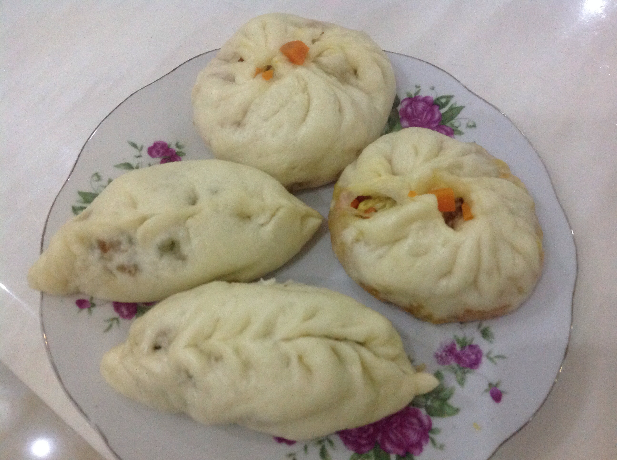 扁豆酱肉柳叶包——大白胖子