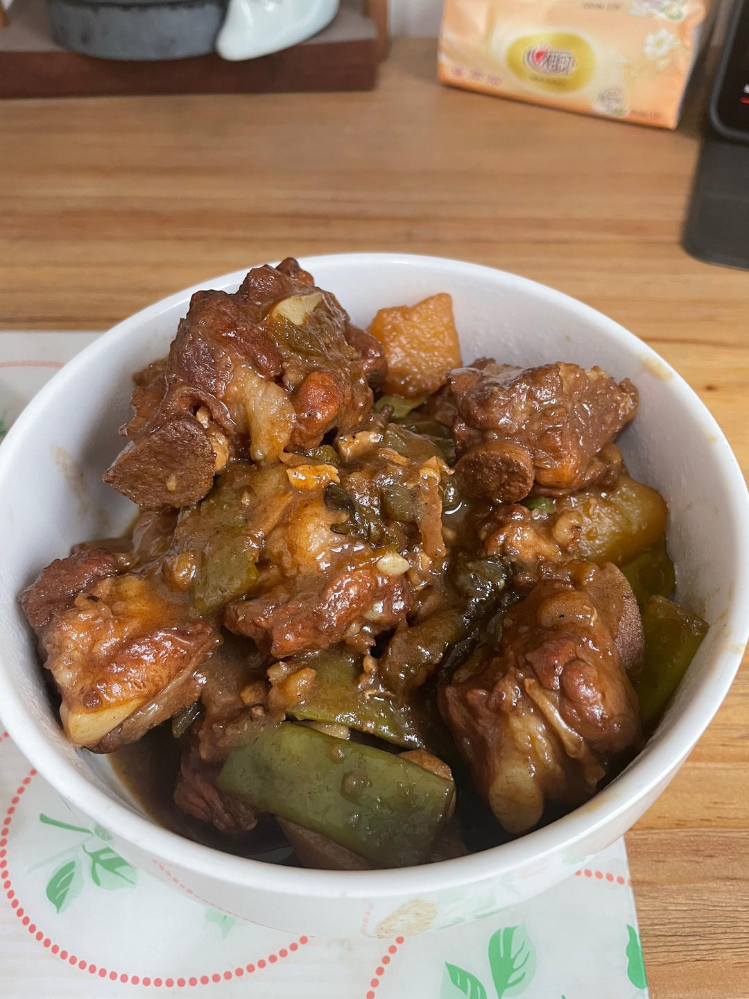 土豆芸豆炖排骨