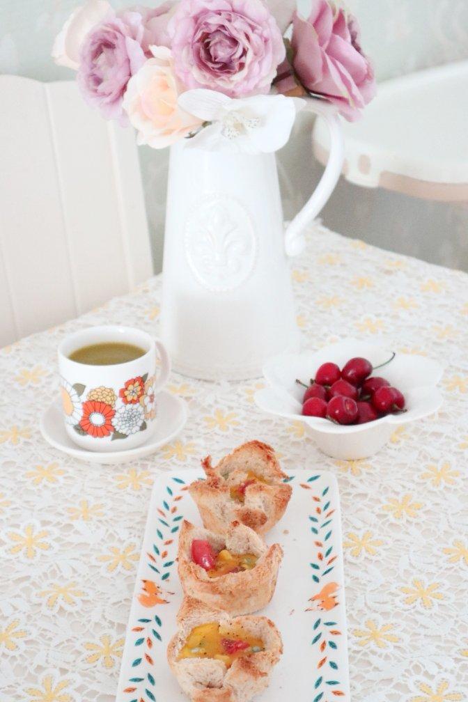 缤纷蔬菜鸡蛋吐司盏-海氏定制食谱