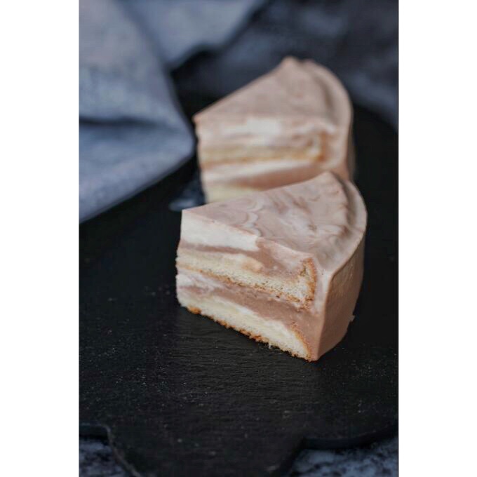 摩卡大理石冻芝士蛋糕