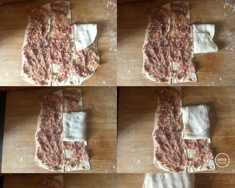 外焦里嫩的千层肉饼的做法 步骤6