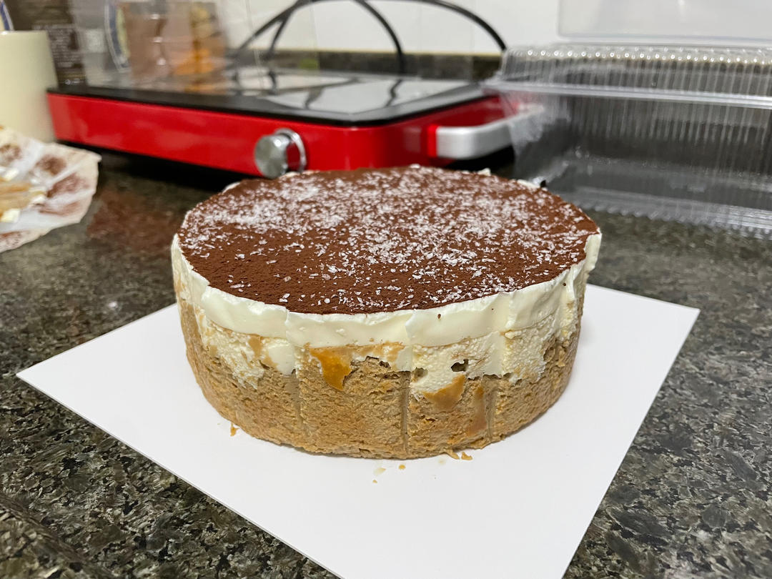 🌟零失败香醇丝滑|生椰拿铁巴斯克蛋糕🍰