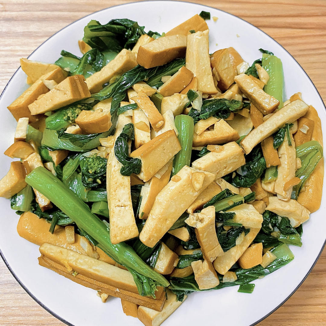 青菜炒豆干