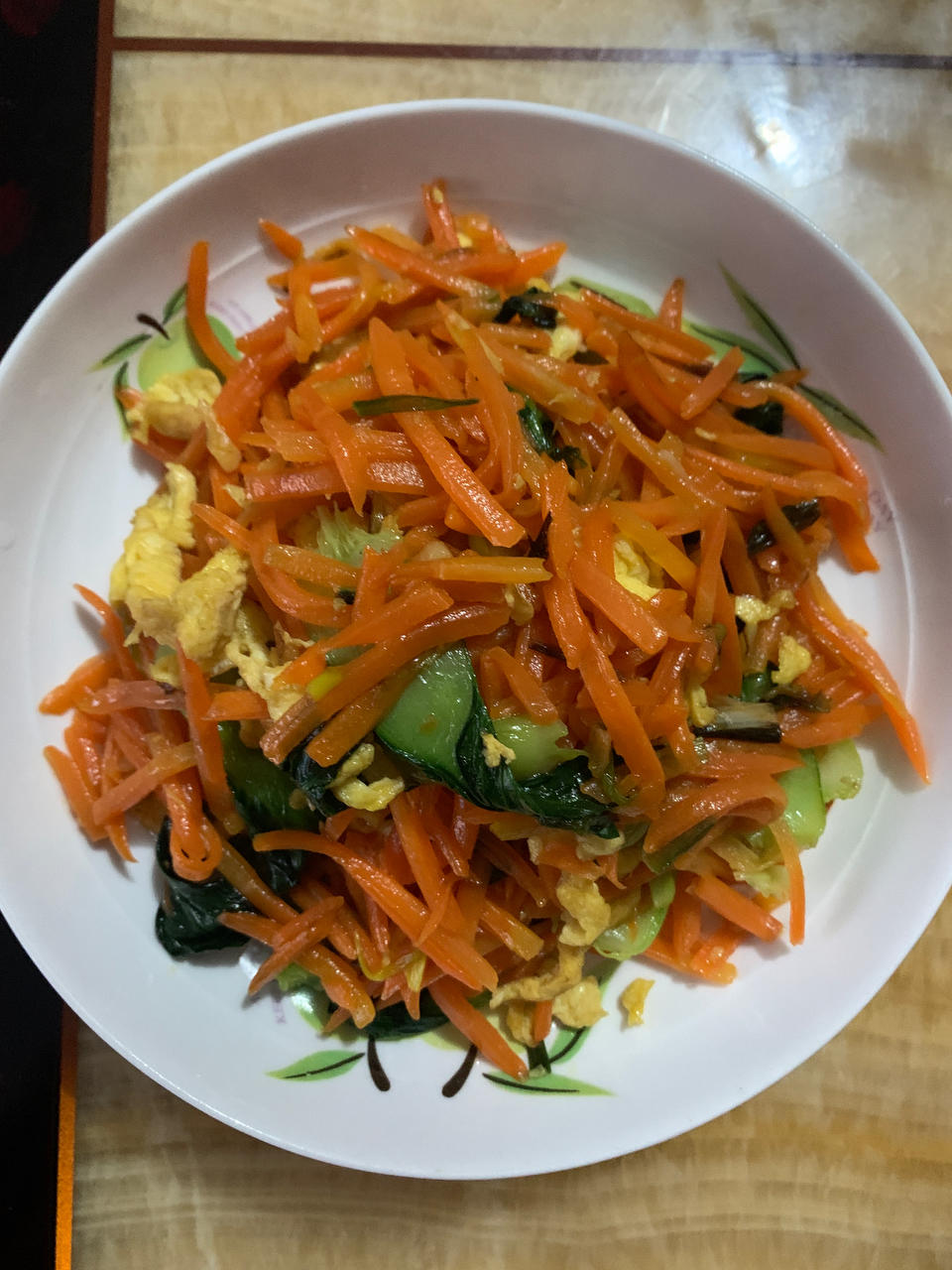 胡萝卜炒鸡蛋