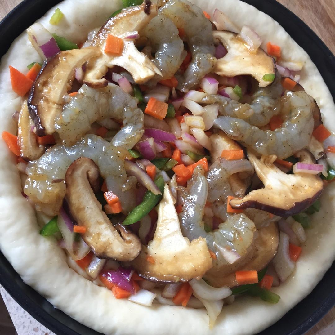 自制厚底披萨面饼