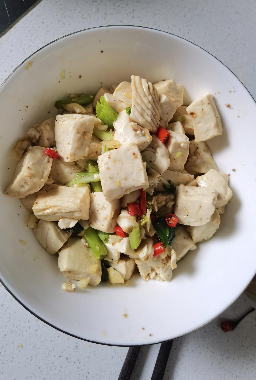 凉拌豆腐/小葱拌豆腐