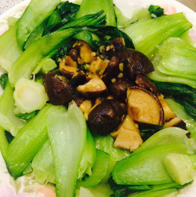 蚝油香菇菜心