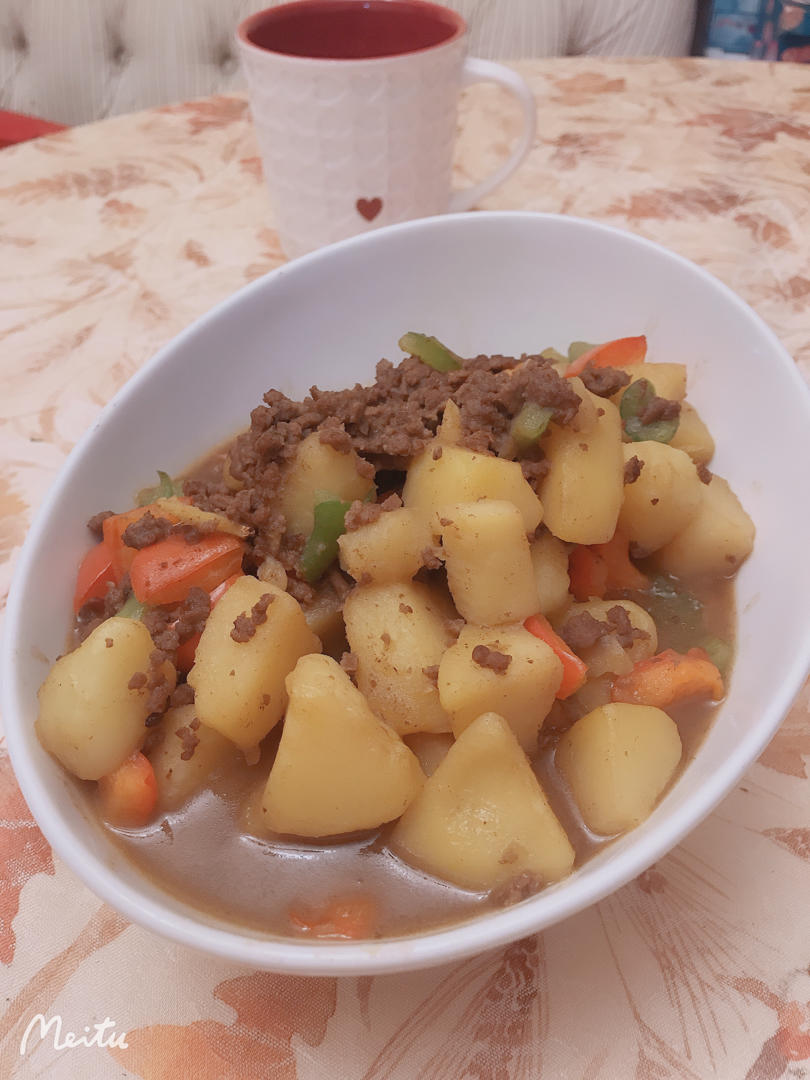 巨下饭的家常菜，好吃到爆炸的肉末土豆丁❗️