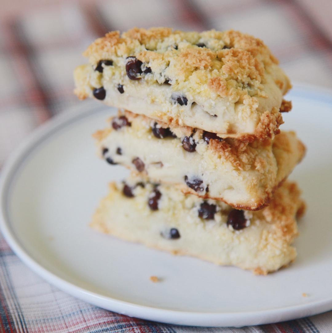 椰风酸奶蜜豆司康