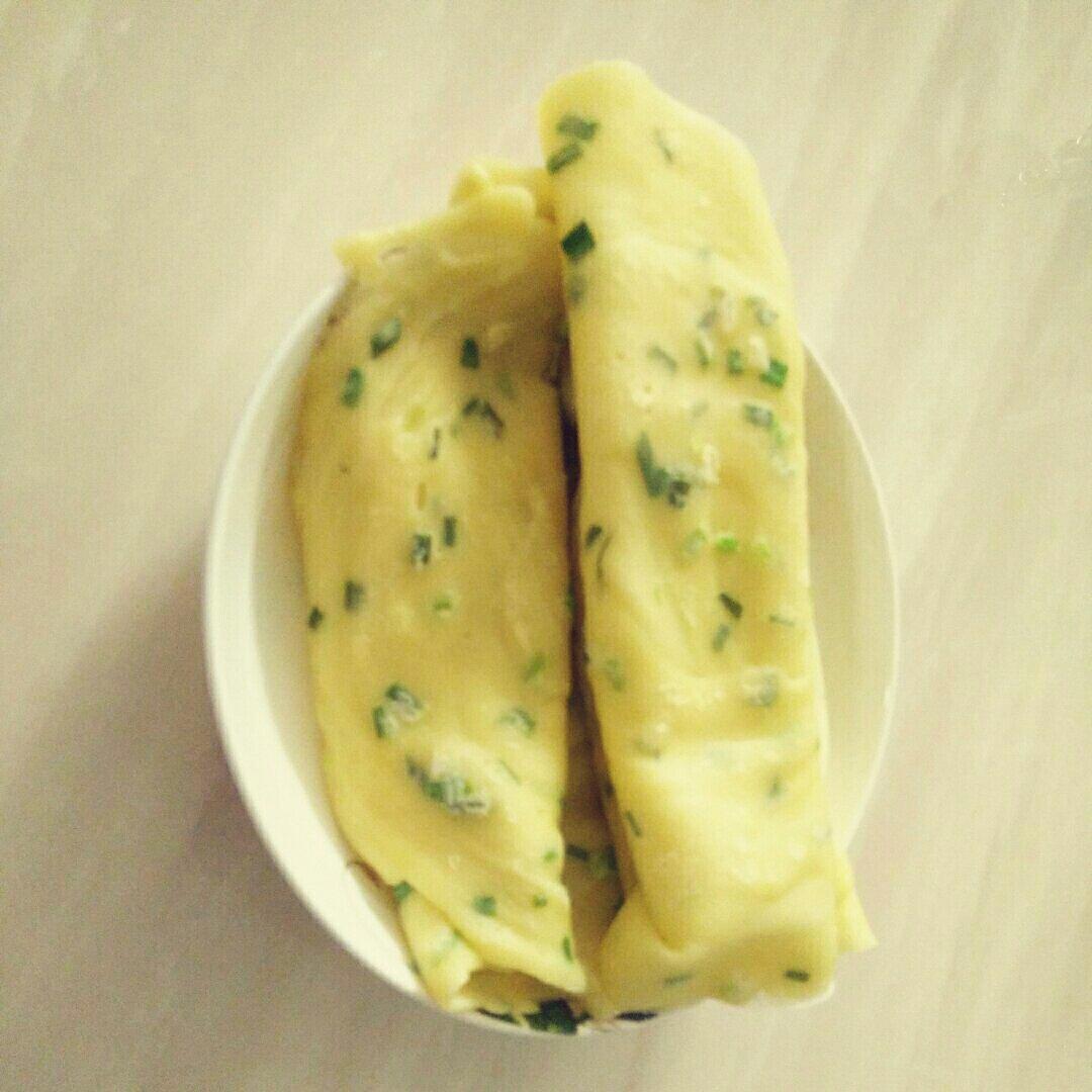10分钟 超快手香葱鸡蛋饼