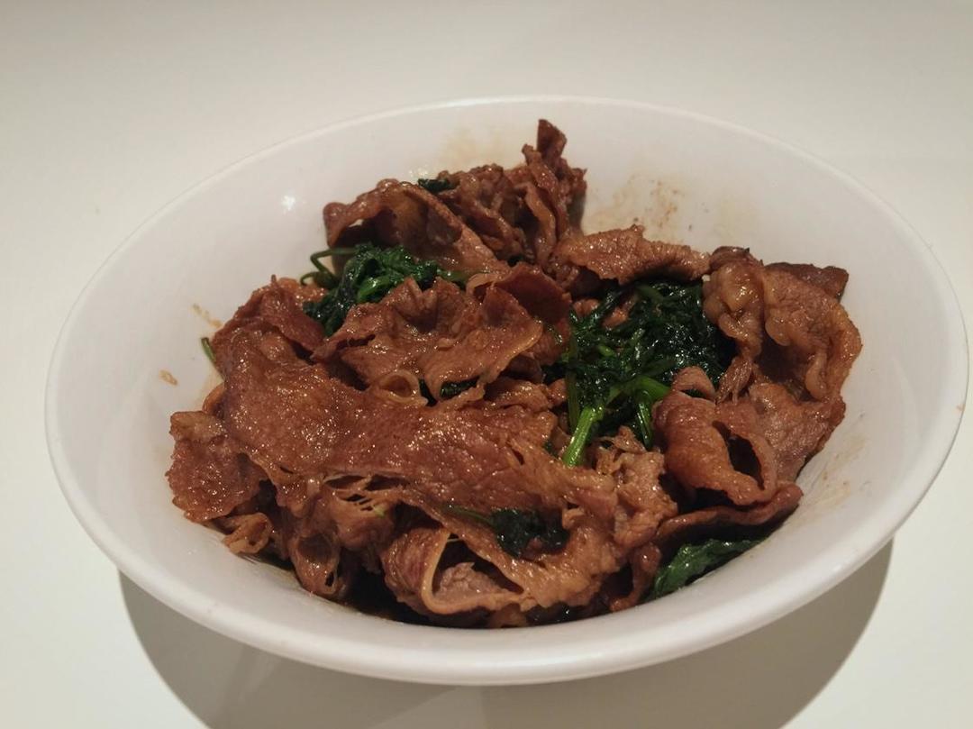 香菜炒火鍋牛肉的做法