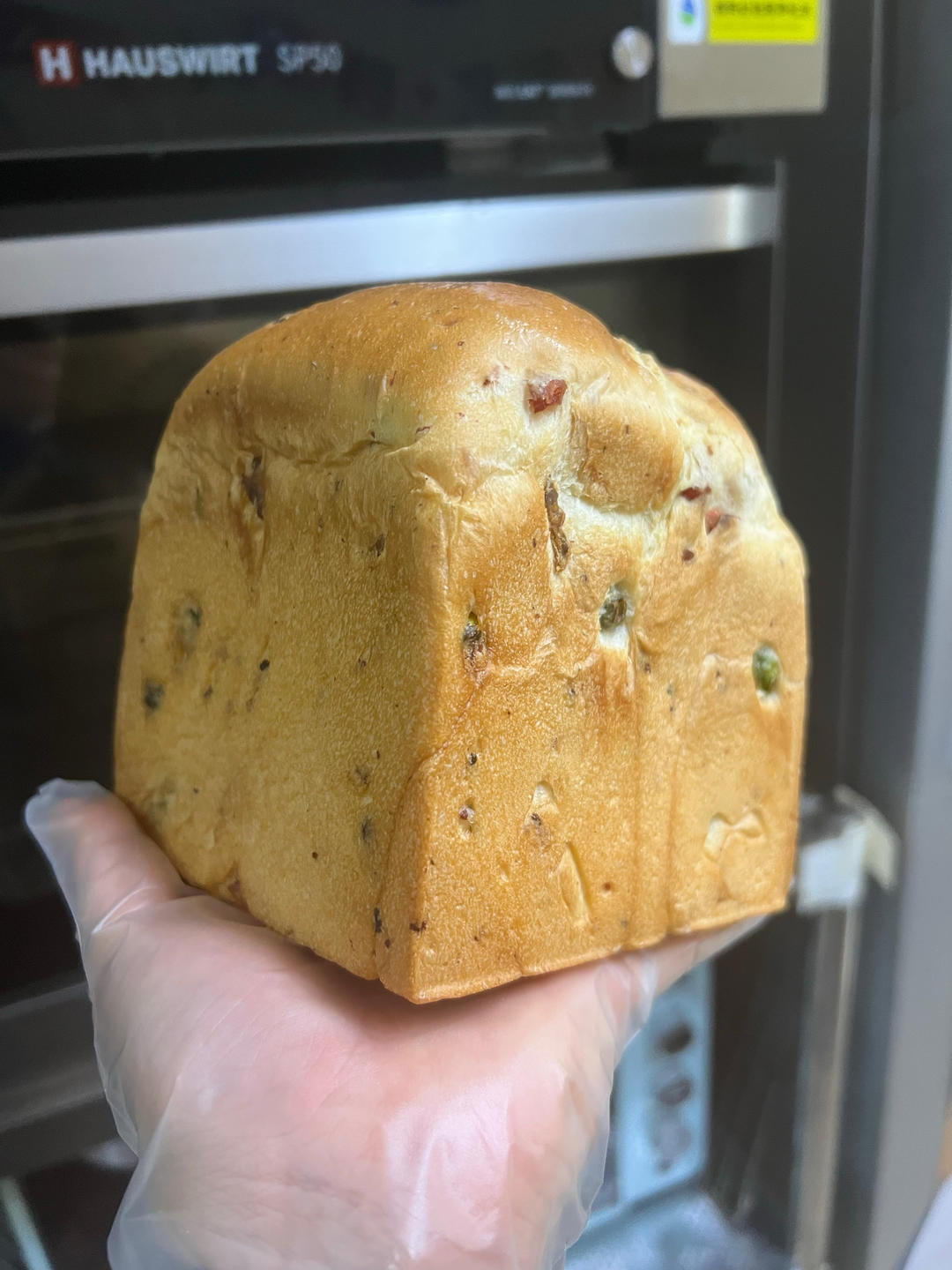 🥢春日腊味香～广式黑椒腊肠小豌豆吐司