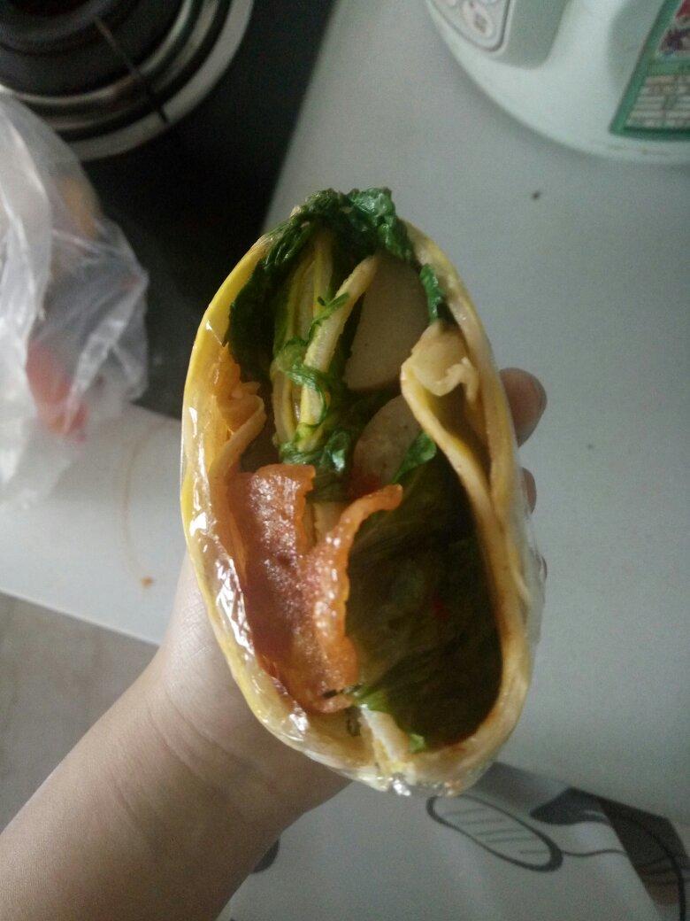 家庭平底锅版煎饼果子