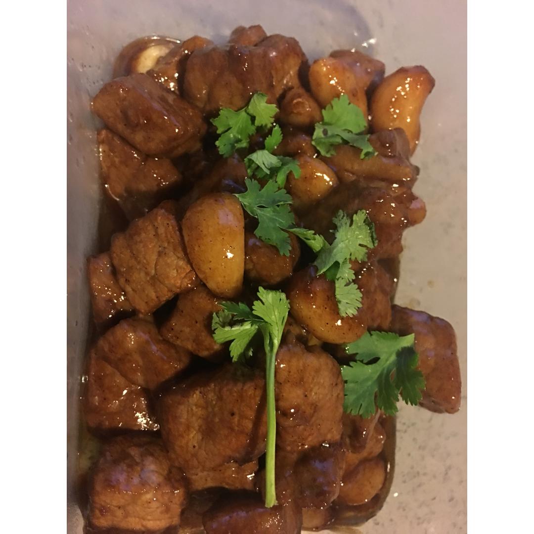 黑蒜子牛肉粒
