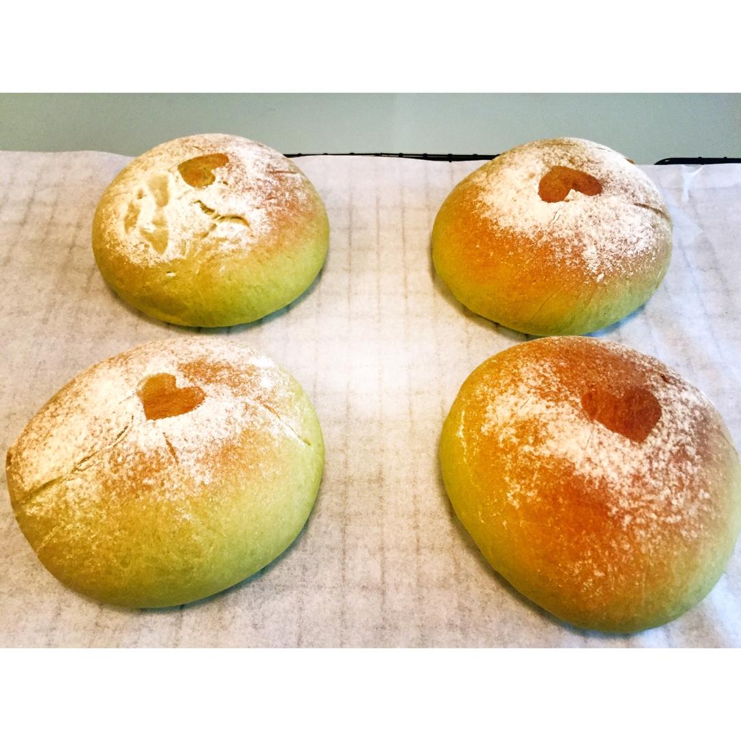 抹茶蜜豆乳酪软欧