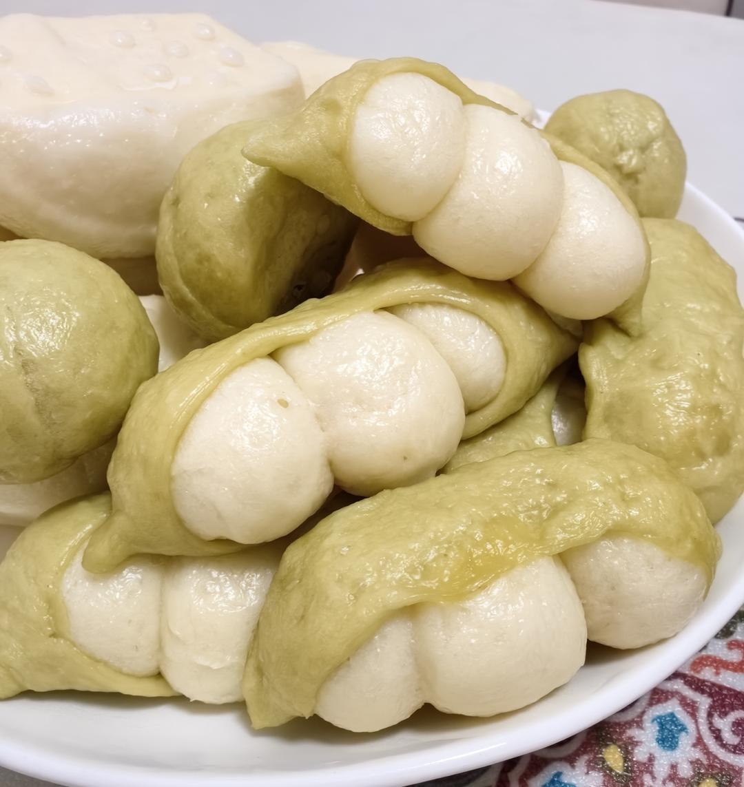 豌豆荚馒头