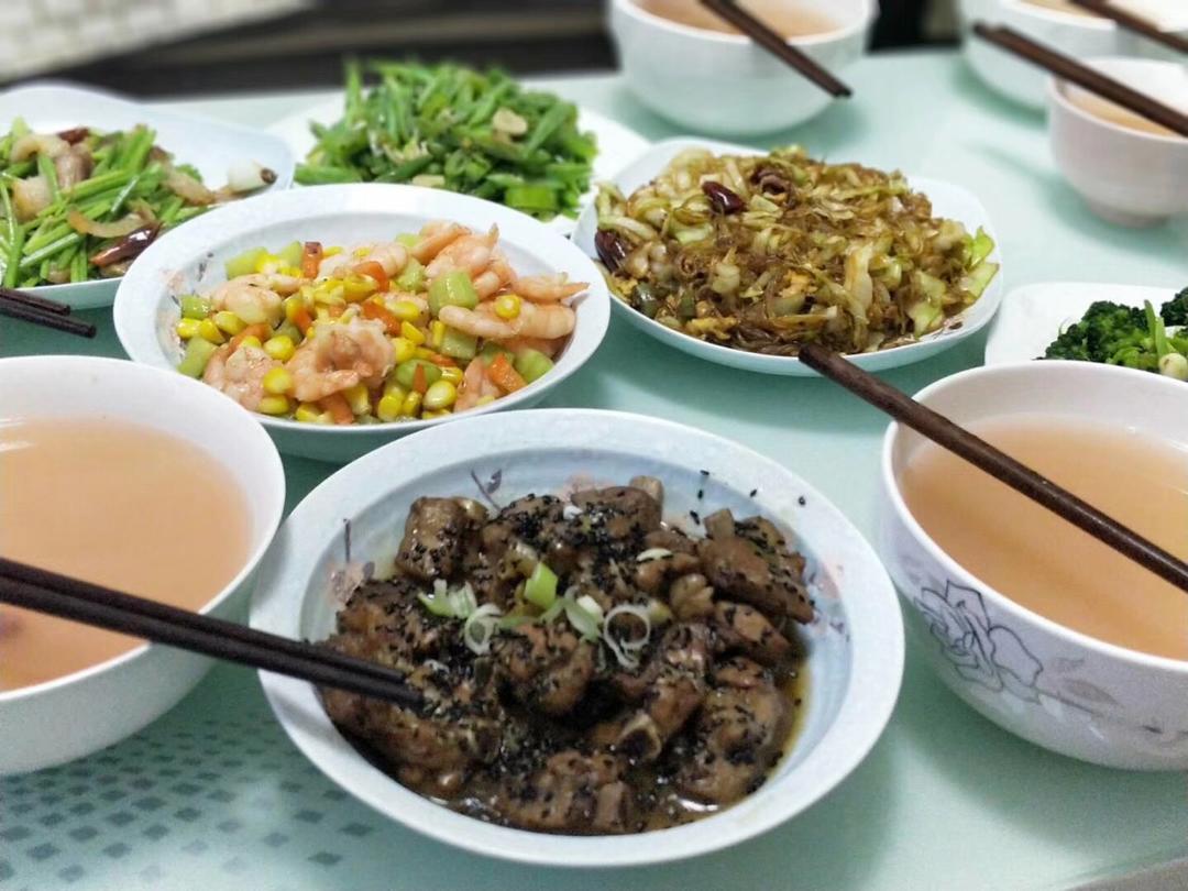 三色炒虾仁